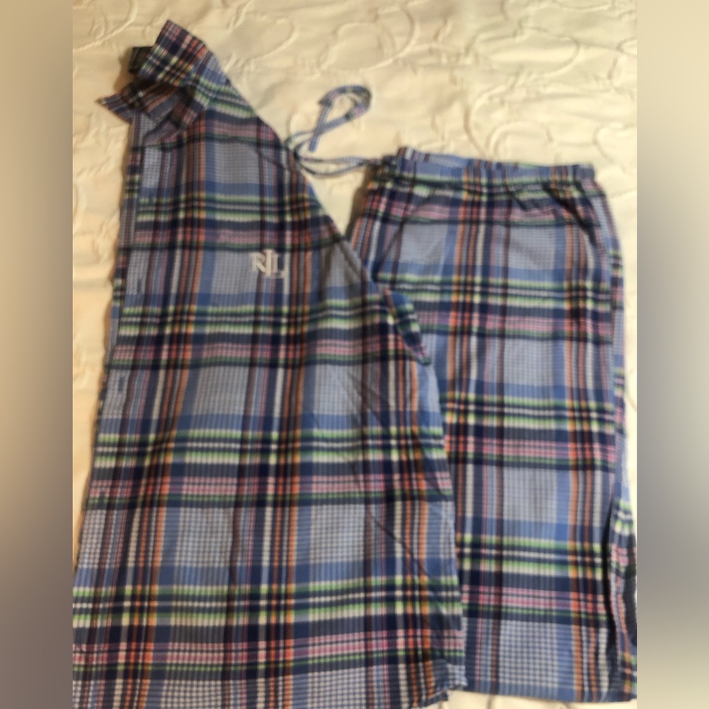 Lauren Ralph Lauren 2 piece pajama set Size L